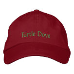 Turtle Dove Cap / Hat embroidered hats