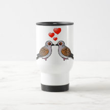 Turtle Doves in Love Mugs