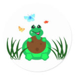 Turtle Eating a Cookie stickers