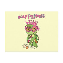 Turtle Golf Princess T-shirts and Gifts Post Card