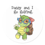 Turtle Golf Stickers