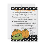 Turtle in a Pumpkin Suit! invitations