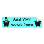 Turtle in a Tuxedo bumper stickers