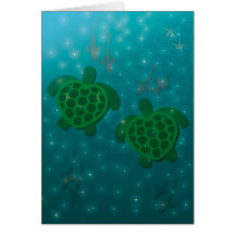 Turtle Love - The Pair of Us Greeting Cards