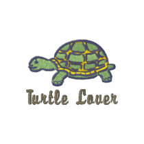 Turtle Lover Customisable Embroidered Tees