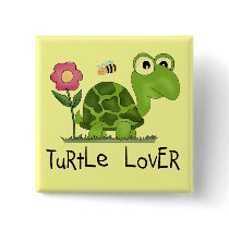 Turtle Lover Tshirts and Gifts Pins
