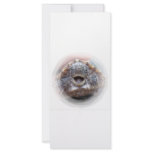 Turtle mouth open round frame Mad Musk turtle rack cards