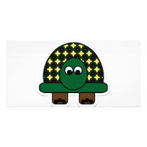 turtle personalized photo card
