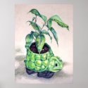 Turtle planter posters