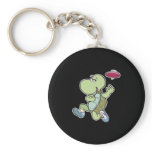 turtle playing frisbee keychains
