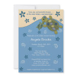 Turtle Reef Baby Shower Invitation (Mummy & Baby)