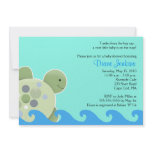 Turtle Reef Seaturtle 5x7 Baby Shower Invitation