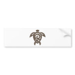 Turtle-shell-print bumper stickers