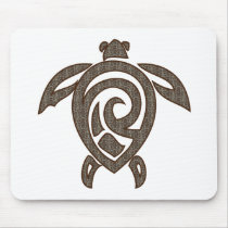 Turtle-shell-print Mousepads