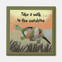Turtle Sunshine Magnet