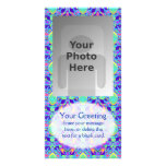 Turtle Symmetry Pattern Vertical Photo Card Tmplte photo cards