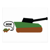 turtle tank mum postcard