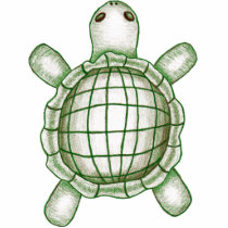 Turtle Wall Sculpture Photo Cutouts