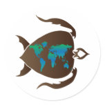 Turtle-world stickers