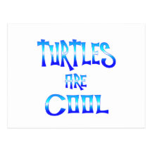 Turtles are Cool Post Cards