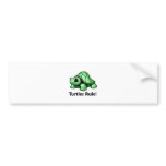 Turtles Rule! bumper stickers
