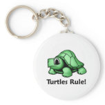 Turtles Rule! keychains