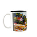 Tuscan Poppies mugs