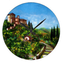 TUSCANY LANDSCAPE CLOCKS