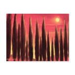 Tuscany Landscape Painting - Multi postcards