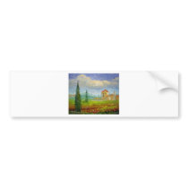 Tuscany Oil Painting Bumper Sticker
