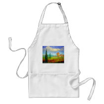 Tuscany Poppies Apron