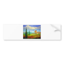 Tuscany Poppies Bumper Sticker