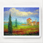 Tuscany Poppies Mouse Pads