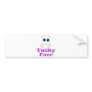 tushy face bumper stickers
