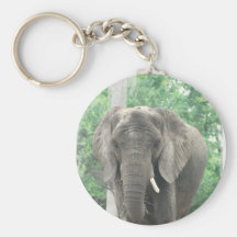 Tusked Elephant  Keychain