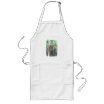 Tusked Elephant  Long Apron