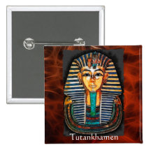 TUTANKHAMEN Egyptian Pharaoh Gift Range Button