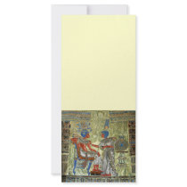 Tutankhamon’s Throne Personalized Rack Card