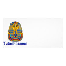 Tutankhamun Customized Photo Card