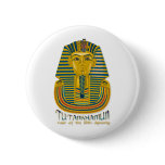 Tutankhamun mummy, the ancient King Tut of Egypt buttons