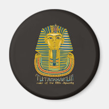 Tutankhamun mummy, the ancient King Tut of Egypt Magnet