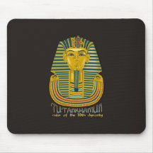 Tutankhamun mummy, the ancient King Tut of Egypt Mouse Pads