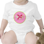 tutu circle pink green bodysuits