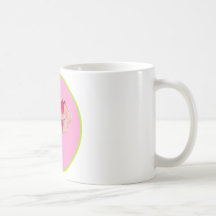 tutu circle pink green mugs
