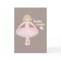 Tutu Cute (Blonde) – Greeting Card