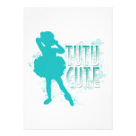 Tutu Cute party or recital invitation
