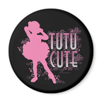 Tutu Cute (Pink) Magnets