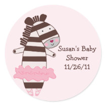 Tutu Cute Zebra Stickers/Envelope Seals