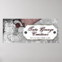 Tutu Grunge Banner posters