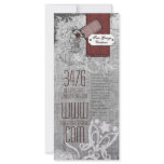 Tutu Grunge Single-Sided Rack Cards rack cards